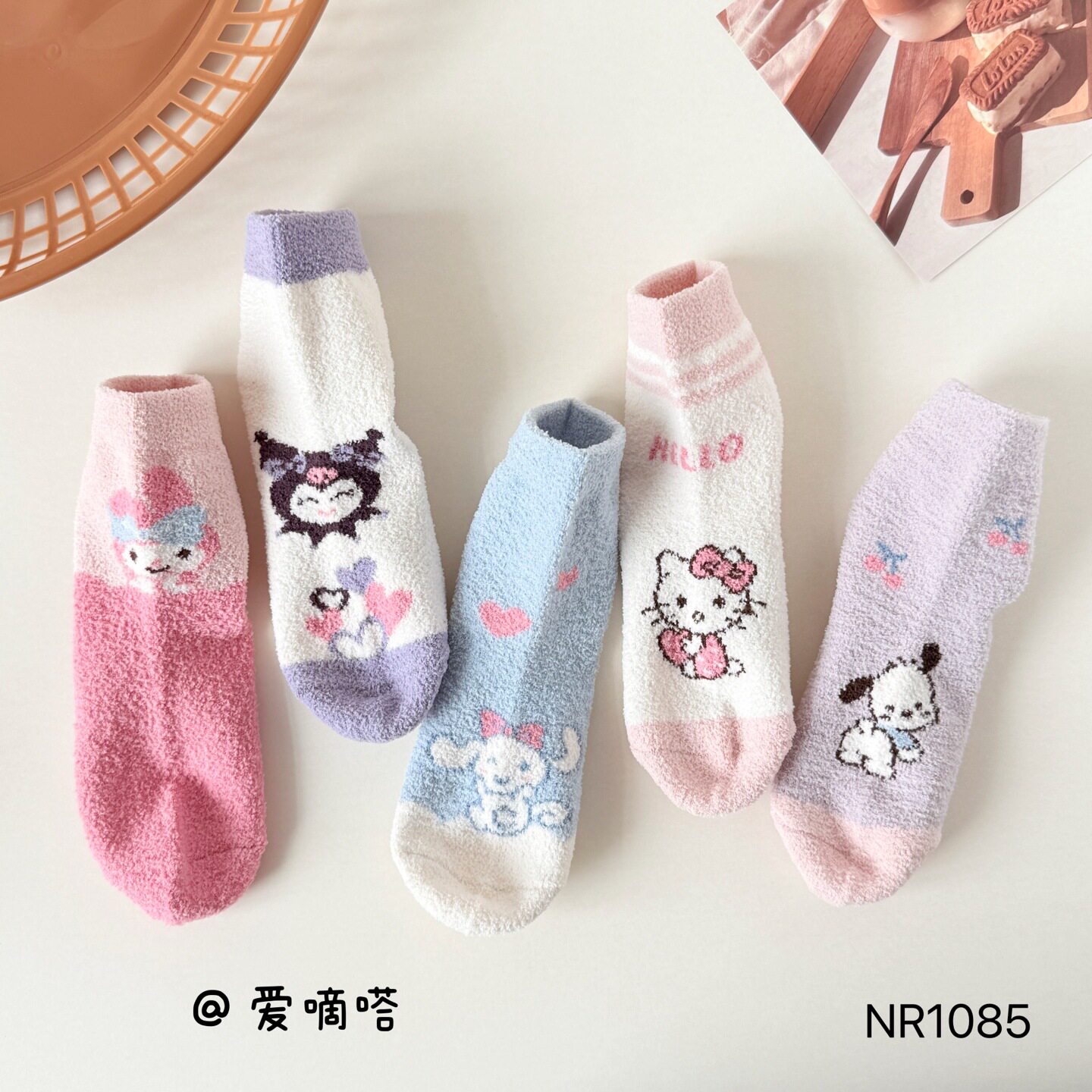 爱嘀嗒新儿童袜子冬季加厚珊瑚绒儿童袜子(0-16岁