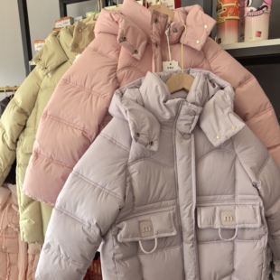 2025新款儿童棉服女童中长款加厚保暖外套冬季洋气整张棉厚实特厚