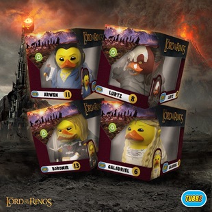 The Rings魔戒指环王霍比特人小黄鸭周边玩具模型3 Lord Tubbz