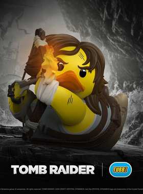 Tubbz Tomb Raider Lara Croft古墓丽影劳拉小黄鸭卡通手办公仔2