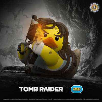 Tubbz Tomb Raider Lara Croft古墓丽影劳拉小黄鸭卡通手办公仔2