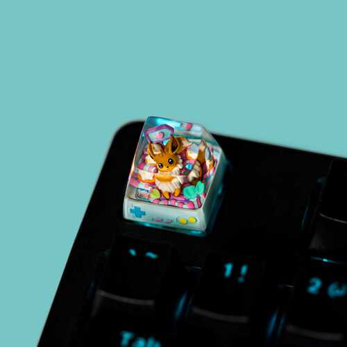 s-craft Pokemon Eevee伊布宝可梦口袋妖怪客制化卡通键帽