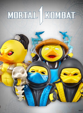 Tubbz Mortal Kombat真人快打周边小黄鸭手办公仔模型玩具玩偶2