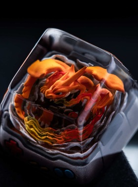 S-craft mega charizard y喷火龙宝可梦口袋妖怪树脂客制化键帽