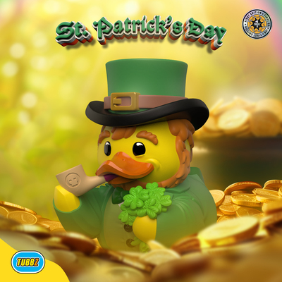 Tubbz St Patricks Day圣帕特里克守护神小黄鸭模型手办公仔玩偶2
