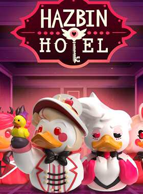 Tubbz Hazbin Hotel地狱客栈旅馆周边小黄鸭模型手办玩具公仔玩偶