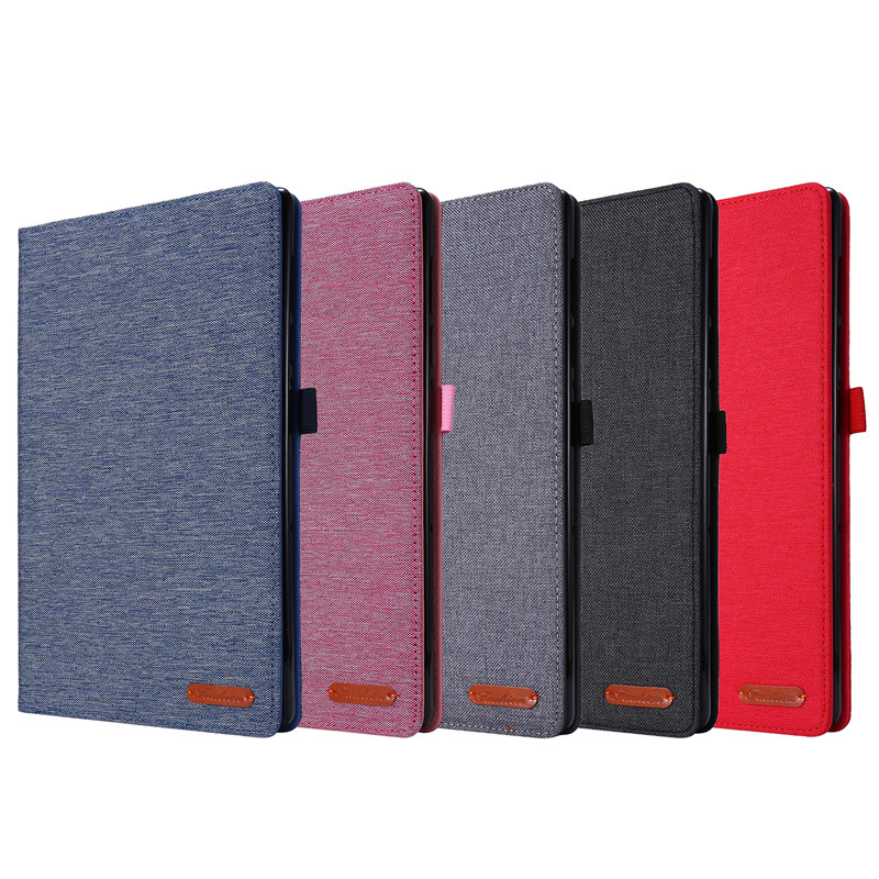 适用于联想TAB M10 HD Gen2 10.1英寸平板TB-X306F/N/M/X/FC/NC牛仔布保护套布艺软胶壳智能休眠2nd Gen皮套
