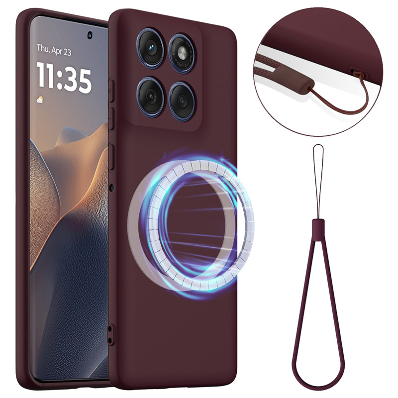 摩托罗拉Edge60液态硅胶60S手机壳Pro内置Fusion磁环Stylus隐藏式2025磁吸G充电magsafe微磨砂5G软胶MOTO