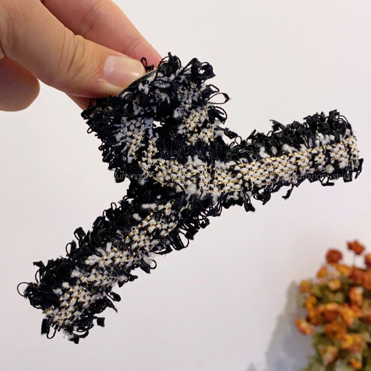 复古麻花发夹女2025新款高端鲨鱼夹网红 后脑勺超大盘发抓夹百搭