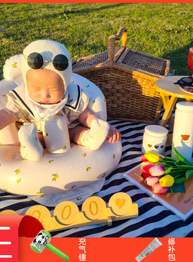 学坐椅婴儿训练坐宝宝学坐神器训练椅坐椅防摔儿童学座椅充气沙发