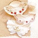 ins韩版纯棉宝宝口水巾360度可旋转婴儿小围嘴儿童防吐奶围兜假领