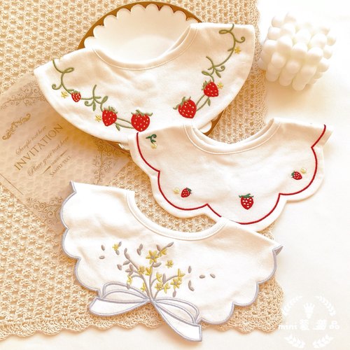 ins韩版秋冬纯棉宝宝口水巾