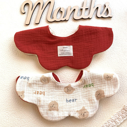 纱布ins防吐奶纯棉加宽口水巾