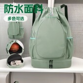 多功能羽毛球拍包大容量可自定义logo图案束口双肩背包