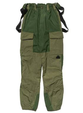 自主自产 X C E CAVEMPT GRK Cargo Pants Light Green日潮背带裤