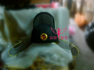 黑色男古装汉服帽子发冠唐朝宋朝元朝大臣官员宰相头饰李白古装帽