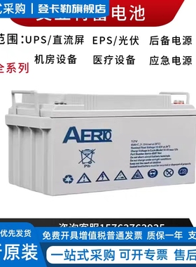 艾亚特蓄电池AERTO-24BT直流屏12V24AH机房UPS主机EPS消防/通讯