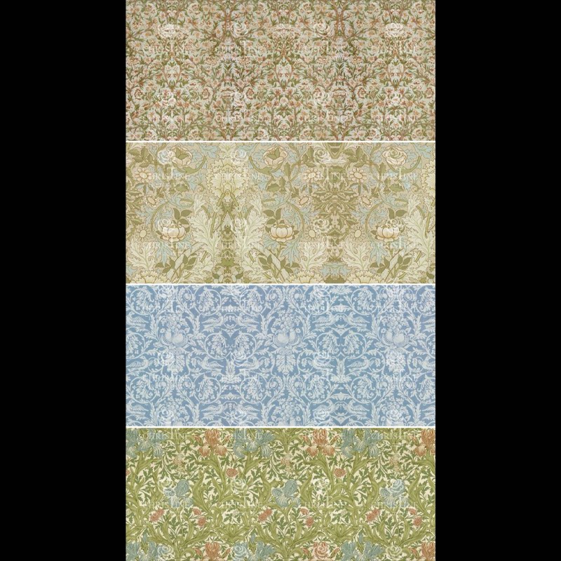 6款古典花纹平铺花卉植物底纹纹理EPS婚礼平面设计素材121