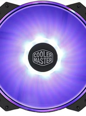 酷冷至尊MF200R RGB 20cm厘米 20030机箱静音散热风扇 3PIN定速款