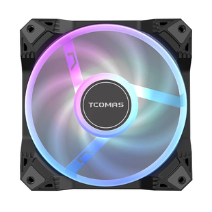 080 12cm 厘米 TCOMAS 一体式 SJF 12030 CPU水冷静音RGB风扇 钛钽
