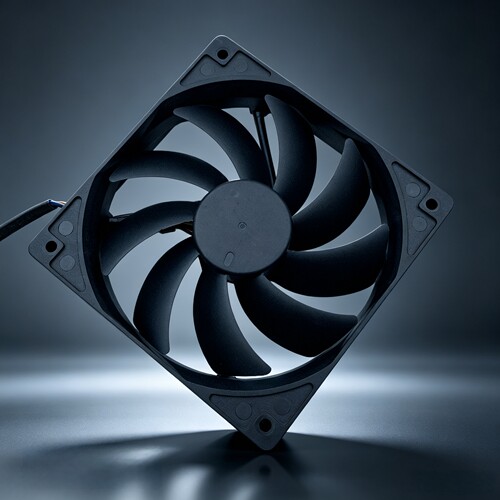 酷冷至尊 12cm/厘米 DF1202512B2MN 机箱PWM温控无光静音散热风扇