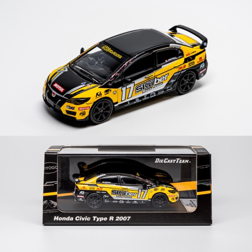 DCT 164赛车模型思域Civic Type-R FD2赛事版适用于本田