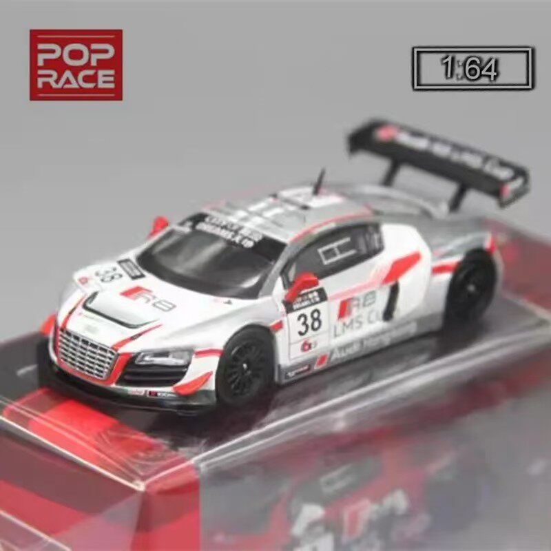 PopRace 164赛车模型2013澳门GT世界杯R8 LMS Ultra适用于奥迪 - 实物图
