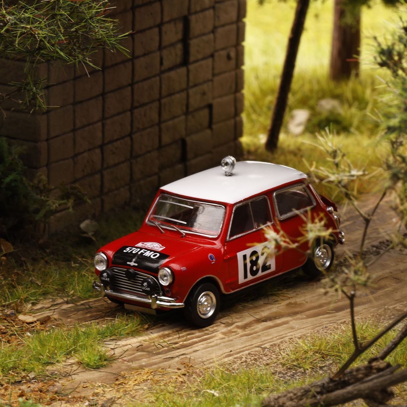 GCD 164车模型莫里斯Mini迷你库珀Cooper S蒙地卡罗拉力赛版图片