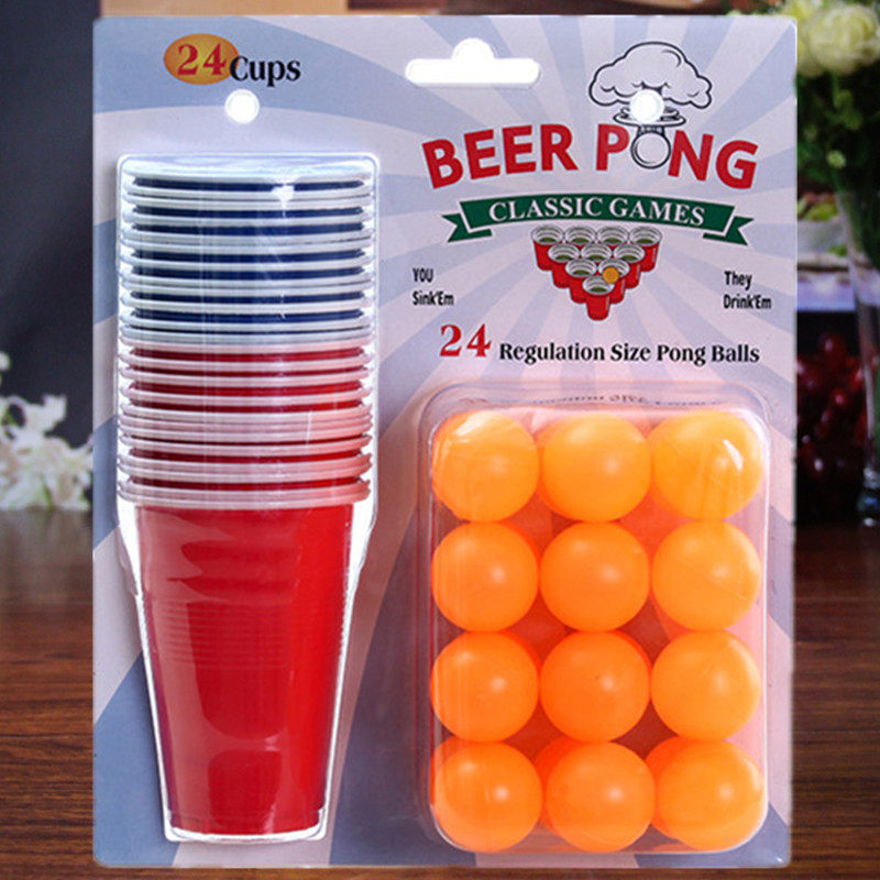 beer pong杯子歌 专用杯redcups派对杯 乒乓娱乐啤酒杯喝酒玩具