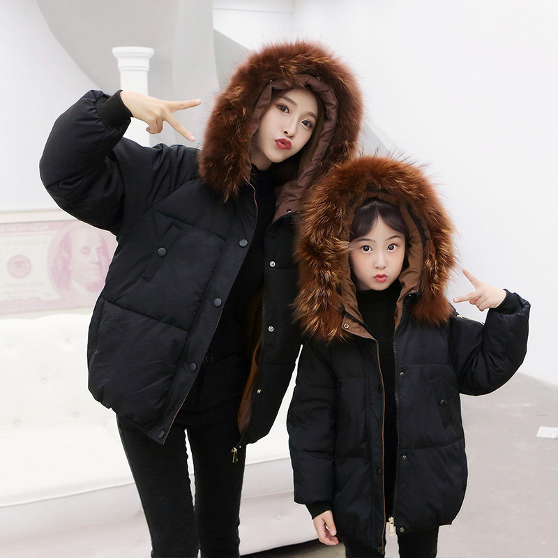 Cotton dresses 2019 new pattern Korean Edition Winter clothes Female Women Western style cotton-padded jacket Autumn and winter Mother and son cotton-padded clothes coatin the Women's clothing/Boutique , Cotton/Padded  category - from Buy2taobao.com to provide professional Taobao agent buy service