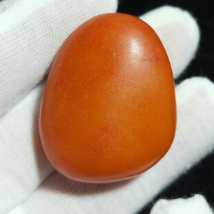 36.51克红玉籽料原石吊坠A01玉质细腻油润新疆和田玛丽艳火焰皮