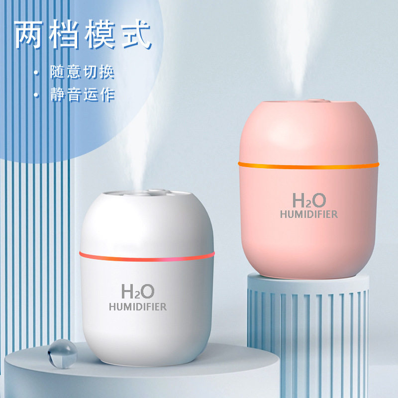 新款炫彩迷你加湿器桌面车载家用空气加湿usb礼品工厂直销加湿器