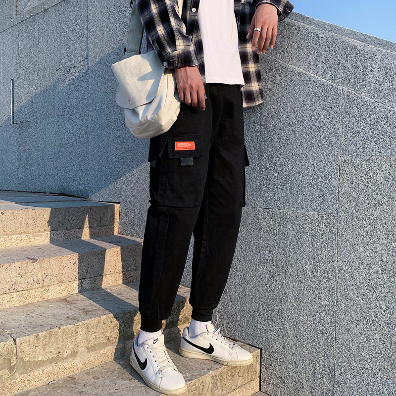 Large pants fashion overalls men's casual pants men's cotton