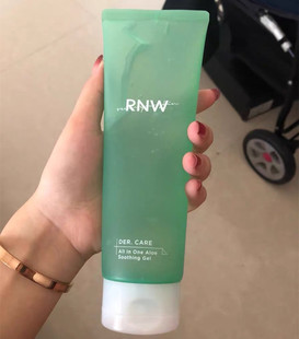 韩国rnw芦荟胶祛痘痘印晒后修复凝胶膏凝露补水保湿正品乳液面霜