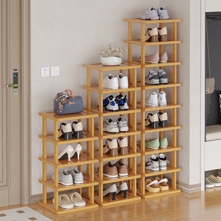 鞋 子收纳架 架宿舍桌下床下小型小窄门口家用出租房用楼梯阶梯式