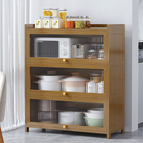 餐边柜靠墙一体橱柜家用厨房农村