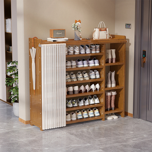 简易鞋 柜 架入户门多层家用门口防尘出租屋必备好物结实耐用楠竹鞋
