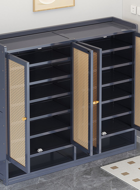 入户门鞋柜家用门口楼道外防尘鞋架子大容量多层超大简易分层神器