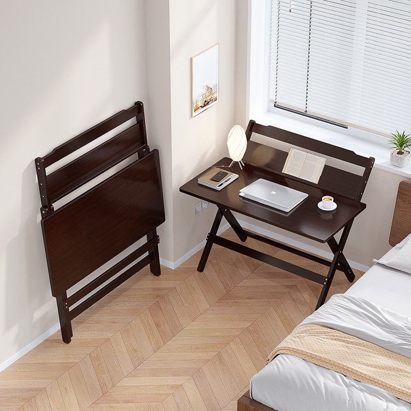 折叠学习桌子书桌学生免安装卧室家用写作业小户型电脑简易办公桌