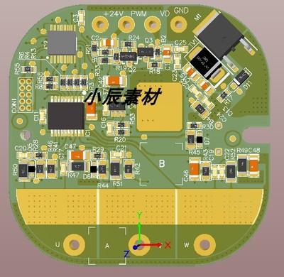 英飞凌成熟量产BLDC小电机控制器方案 原理图 PCB源文件