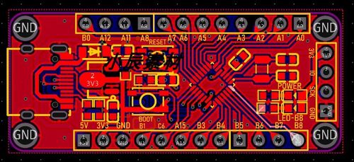 STM32G031G8U6核心板 立创EDA专业版工程文件源文件