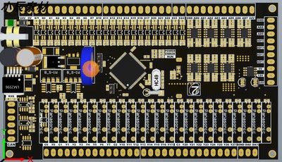 国产PLC方案Fx3U源码V8 STM32仿三菱PLC方案 ,PCB原理图源码