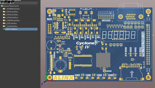 飓风IV256 FPGA原理图_PCB