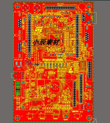 STM32F107开发板电路原理图+PCB元源文件+BOOM