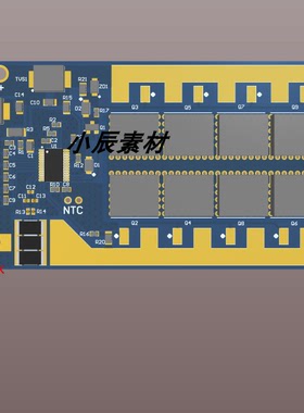 BQ77915 3/4/5串兼容三元铁锂锂电池保护板原理图＋PCB+元器件库