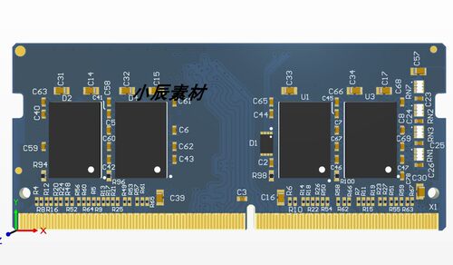 DDR4内存条设计资料原理图+PCB  高速电路pcb设计入门使用
