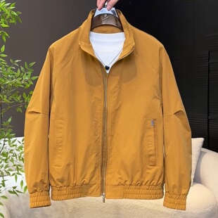 时尚 高级感立领夹克情侣同款 百搭户外休闲纯色外套 男士 2026春夏季