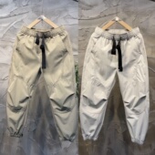 百搭宽松透气哈伦长裤 春秋男士 时尚 魔术贴束脚休闲裤 潮牌户外工装