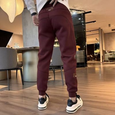 秋冬新款加绒加厚运动休闲哈伦裤