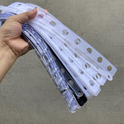 透明衣架皮条加厚加长服装店